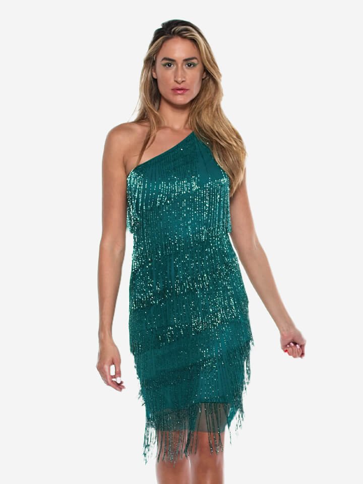 Spark nigh party dress green - Image 1