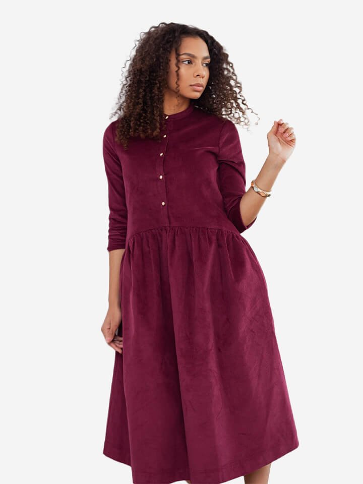 Meena dress maroon - Image 1