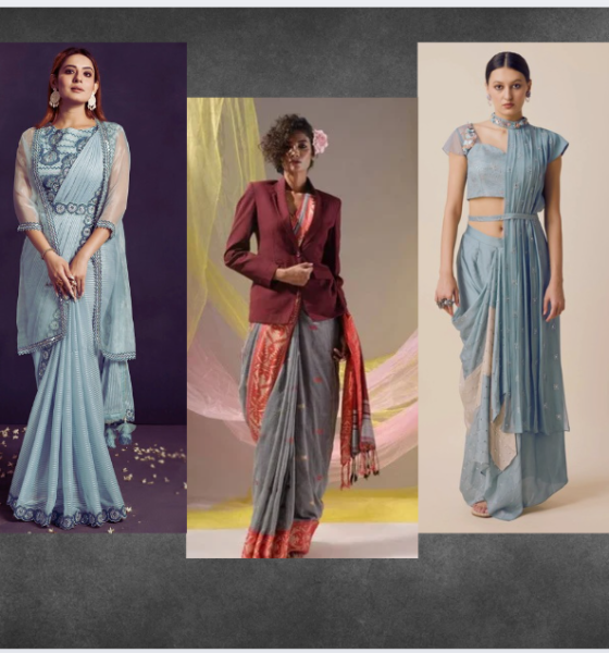 Fusion Saree With Elegance